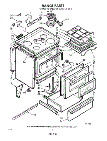 02 - Section parts for Whirlpool RXE3360 / from AppliancePartsPros.com