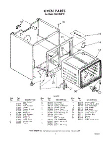05 - Oven parts for Whirlpool RGE950PW / from AppliancePartsPros.com