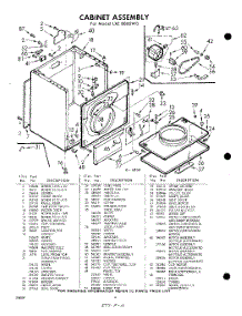 04 - Section parts for Whirlpool Dryer LXE8800W0 / from AppliancePartsPros.com
