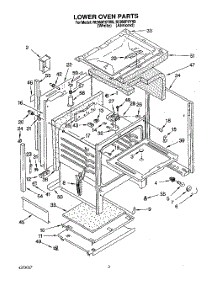 02 - Lower Oven parts for Whirlpool Range RE960PXYN0 / from AppliancePartsPros.com