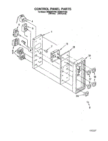04 - Control Panel parts for Whirlpool Range RE960PXYN0 / from AppliancePartsPros.com