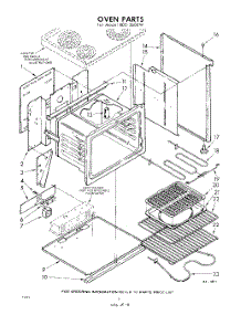 06 - Oven parts for Whirlpool RDE3600W / from AppliancePartsPros.com