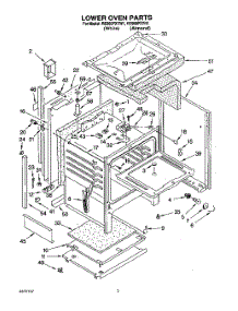 02 - Lower Oven parts for Whirlpool Range RE960PXYN1 / from AppliancePartsPros.com