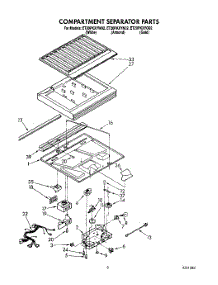 03 - Compartment Separator parts for Whirlpool Refrigerator ET20PKXYG02 / from AppliancePartsPros.com