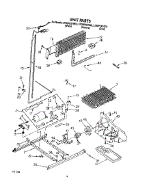 06 - Unit parts for Whirlpool Refrigerator ET20PKXYG02 / from AppliancePartsPros.com
