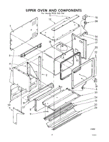 08 - Control Panel Components parts for Whirlpool RGE960PW / from AppliancePartsPros.com
