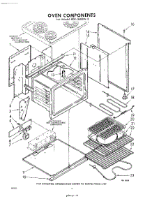 06 - Oven parts for Whirlpool RDE3600W2 / from AppliancePartsPros.com