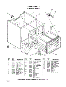04 - Oven parts for Whirlpool Range RJE953PP0 / from AppliancePartsPros.com
