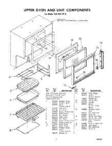 05 - Upper Oven And Unit Components parts for Whirlpool Range RJE953PP0 / from AppliancePartsPros.com