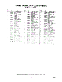 11 - Section parts for Whirlpool Range RJE953PP0 / from AppliancePartsPros.com
