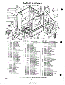 02 - Section parts for Whirlpool Dryer LXG6571W0 / from AppliancePartsPros.com