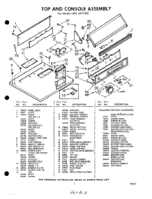 03 - Section parts for Whirlpool Dryer LXG6571W0 / from AppliancePartsPros.com