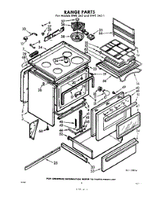 02 - Section parts for Whirlpool RWE345 / from AppliancePartsPros.com