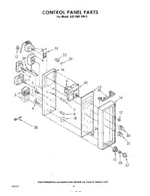 12 - Control Panel parts for Whirlpool Range RJE960PW0 / from AppliancePartsPros.com