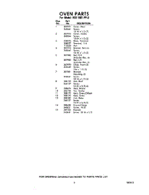 09 - Section parts for Whirlpool RGE963PP0 / from AppliancePartsPros.com