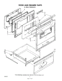 04 - Door And Drawer parts for Whirlpool Range RE963PXKT2 / from AppliancePartsPros.com