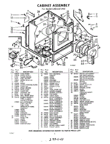 02 - Section parts for Whirlpool Dryer LXG6571W2 / from AppliancePartsPros.com