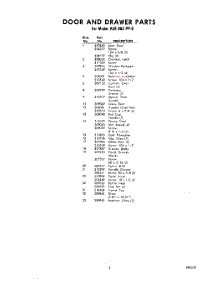 03 - Section parts for Whirlpool Range RJE963PP0 / from AppliancePartsPros.com