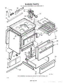 02 - Section parts for Whirlpool Range RAE34004 / from AppliancePartsPros.com