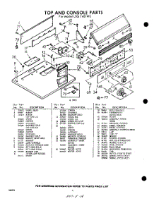 04 - Section parts for Whirlpool Dryer LXG7401W0 / from AppliancePartsPros.com