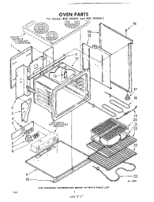04 - Oven parts for Whirlpool RDE3900W / from AppliancePartsPros.com