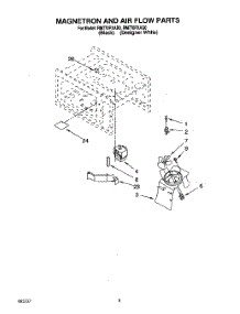05 - Magnetron And Air Flow, Optional parts for Whirlpool Oven RM770PXAQ0 / from AppliancePartsPros.com