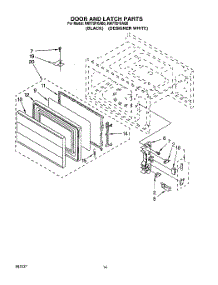 10 - Door And Latch parts for Whirlpool Oven RM770PXAQ0 / from AppliancePartsPros.com