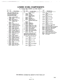05 - Lower Oven , Lit / Optional parts for Whirlpool RDE3900W1 / from AppliancePartsPros.com