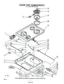 08 - Section parts for Whirlpool RDE390PW / from AppliancePartsPros.com