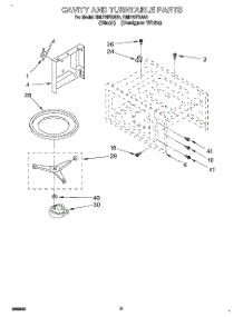 06 - Cavity And Turntable parts for Whirlpool Oven RM770PXAQ1 / from AppliancePartsPros.com