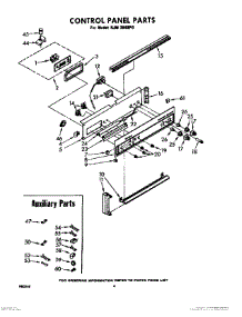 06 - Range Control Panel parts for Whirlpool RJM2840P0 / from AppliancePartsPros.com