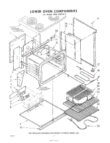 04 - Lower Oven parts for Whirlpool RDE390PW2 / from AppliancePartsPros.com