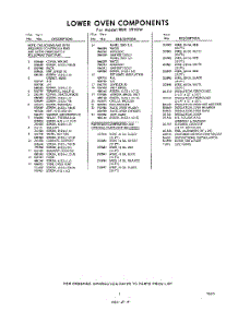 05 - Lower Oven , Lit / Optional parts for Whirlpool RDE3950W / from AppliancePartsPros.com
