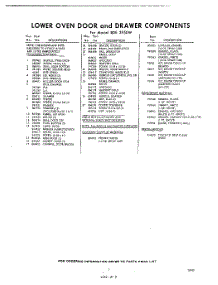 07 - Lower Oven Door And Drawer parts for Whirlpool RDE3950W / from AppliancePartsPros.com