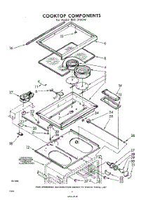 08 - Section parts for Whirlpool RDE3950W / from AppliancePartsPros.com