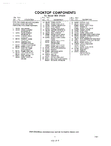 09 - Cook Top parts for Whirlpool RDE3950W / from AppliancePartsPros.com