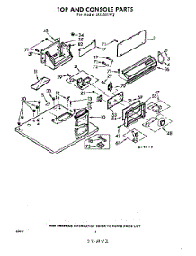 02 - Section parts for Whirlpool Dryer LXI5501W2 / from AppliancePartsPros.com