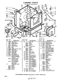 04 - Section parts for Whirlpool Dryer LXI5501W2 / from AppliancePartsPros.com