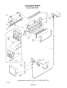 10 - Icemaker , Not Illustrated parts for Whirlpool Refrigerator RS22AMXVL00 / from AppliancePartsPros.com