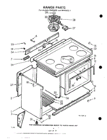 02 - Range parts for Whirlpool RWE402 / from AppliancePartsPros.com