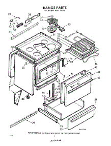 02 - Section parts for Whirlpool Range RAE3460 / from AppliancePartsPros.com