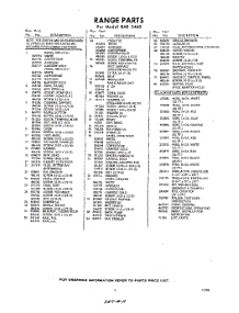 03 - Section parts for Whirlpool Range RAE3460 / from AppliancePartsPros.com