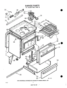 02 - Section parts for Whirlpool Range RAE34604 / from AppliancePartsPros.com