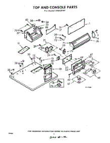 02 - Section parts for Whirlpool Dryer LXI5521W1 / from AppliancePartsPros.com