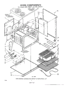 04 - Oven parts for Whirlpool RDE4900W / from AppliancePartsPros.com