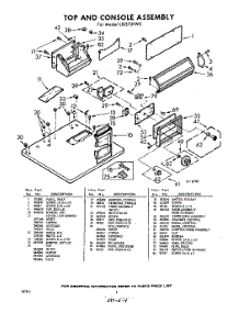 04 - Section parts for Whirlpool Dryer LXI5701W0 / from AppliancePartsPros.com