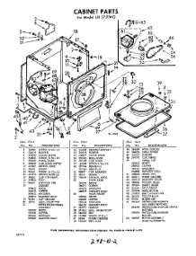 02 - Section parts for Whirlpool Dryer LXI5721W0 / from AppliancePartsPros.com