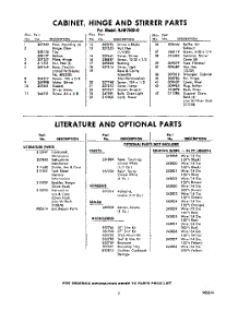 05 - Lit / Optional parts for Whirlpool Microwave RJM76000 / from AppliancePartsPros.com