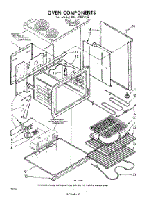 04 - Oven parts for Whirlpool RDE4900W2 / from AppliancePartsPros.com