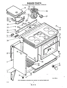 02 - Range parts for Whirlpool RWE455 / from AppliancePartsPros.com
